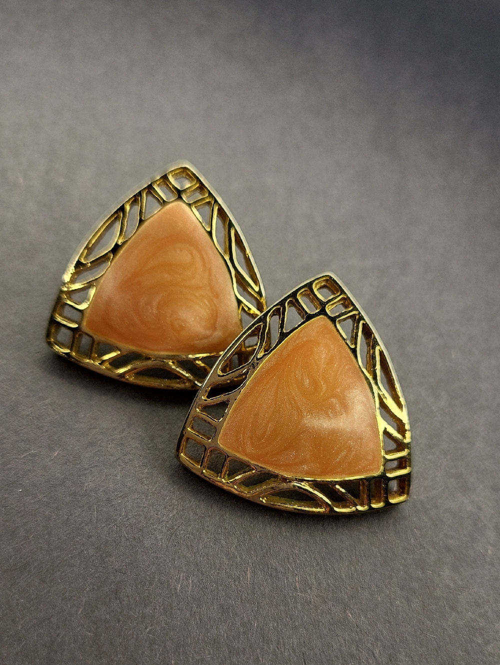 1980s Enamel Earrings